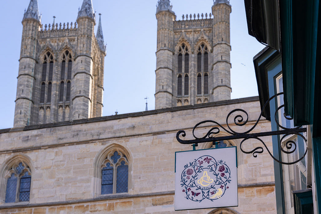 Amanda Coleman jewellery next to lincoln cathedral