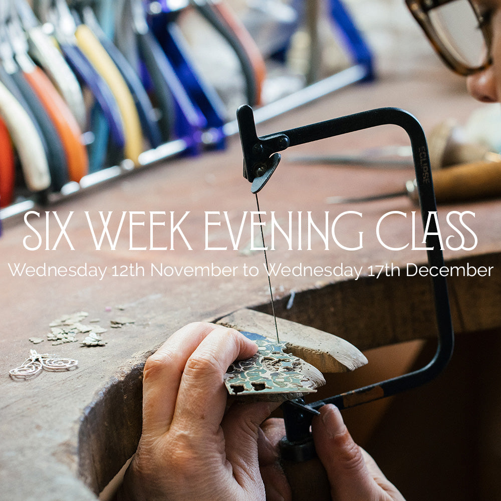6 week Evening Course - Silver Jewellery Making (Wed 12th November - Wed 17th December ‘25)