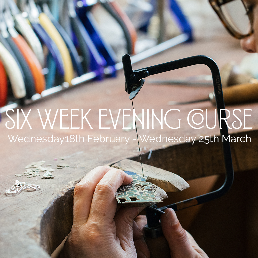 6 week Evening Course - Silver Jewellery Making (Wednesday 18th February - Wednesday25th March 2026)