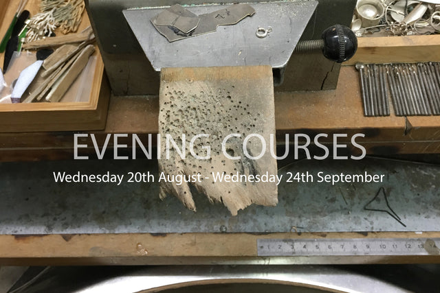 6 week Evening Course - Silver Jewellery Making (Wed 20th August - Wed 24th September ‘25)