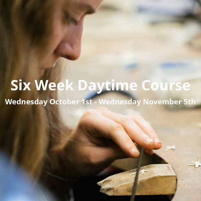 6 Week Course (afternoon) - Silver Jewellery Making (Wed 1st October - Wed 5th November '25)
