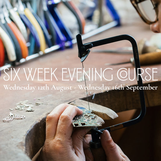 6 week Course (Evening) - Silver Jewellery Making (Wednesday 12th August - Wednesday 16th September 2026) (Copy)